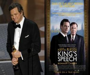 пазл Оскар 2011 - Лучший актер Колин Ферт за Король говорит!